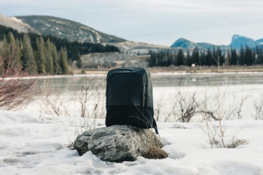 Логотрейд pекламные cувениры картинка: Роскошный рюкзак для ноутбука Armond AWARE™ RPET 15,6 дюйма